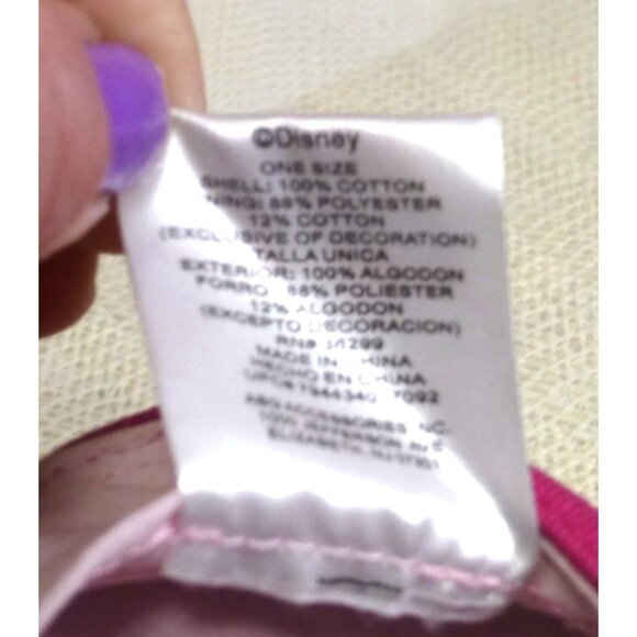 VTG Hannah Montana "Secret Star" Pink Baseball Cap W/ Elastic Back - Picture 7 of 7